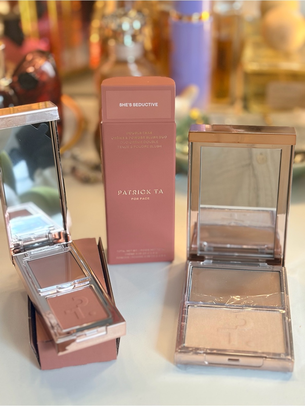 Patrick Ta Highlighter & Blush Duo Sugar and She’s Seductive